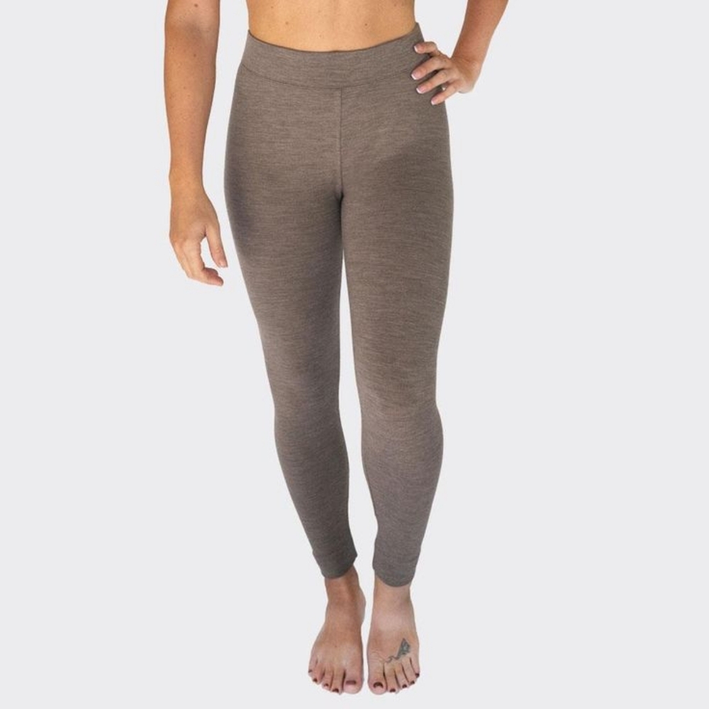 WoolX Women's Duralite Merino Stella Leggings Simply Taupe Color